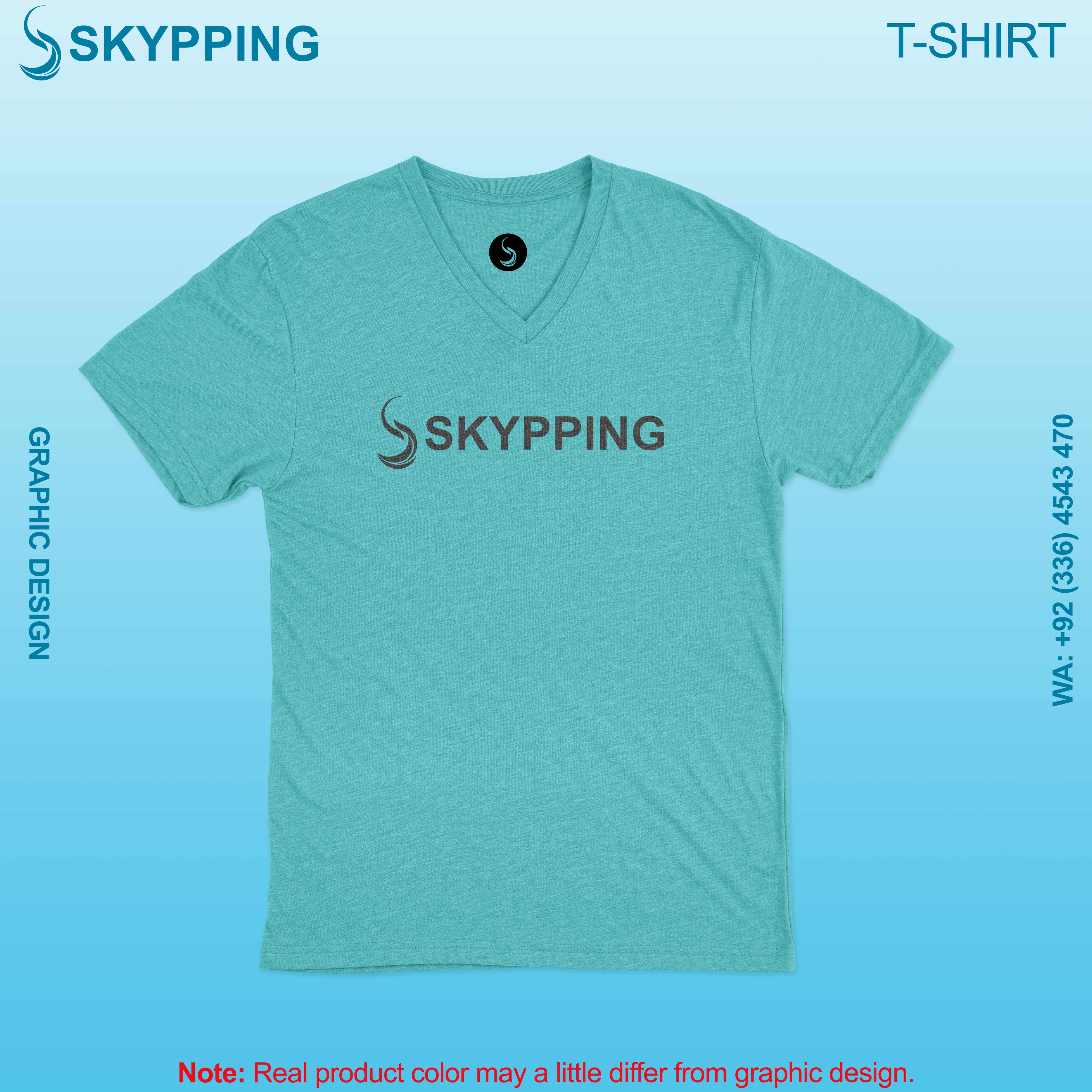 V-Neck Short set-in style sleeve t-shirt for men